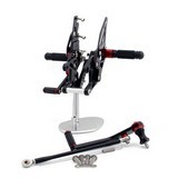 Cnc Rearset Rear Set Footpegs Honda Cbr1000Rr Cbr 1000 Rr 2008-2009 Black